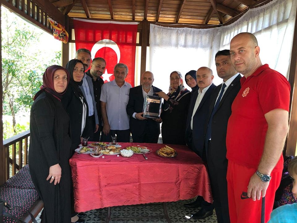 Şehit Sinan Tunç´un Ailesine Ziyarette Bulunduk