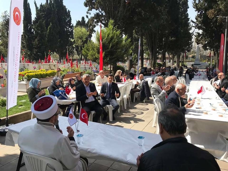 Edirnekapı Şehitliğimizde Mevlûdi Şerif Okuttuk