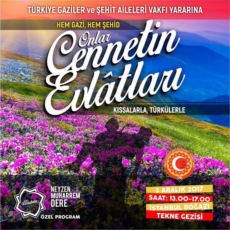 Vakfımız Yararına Tekne Gezisi Daveti