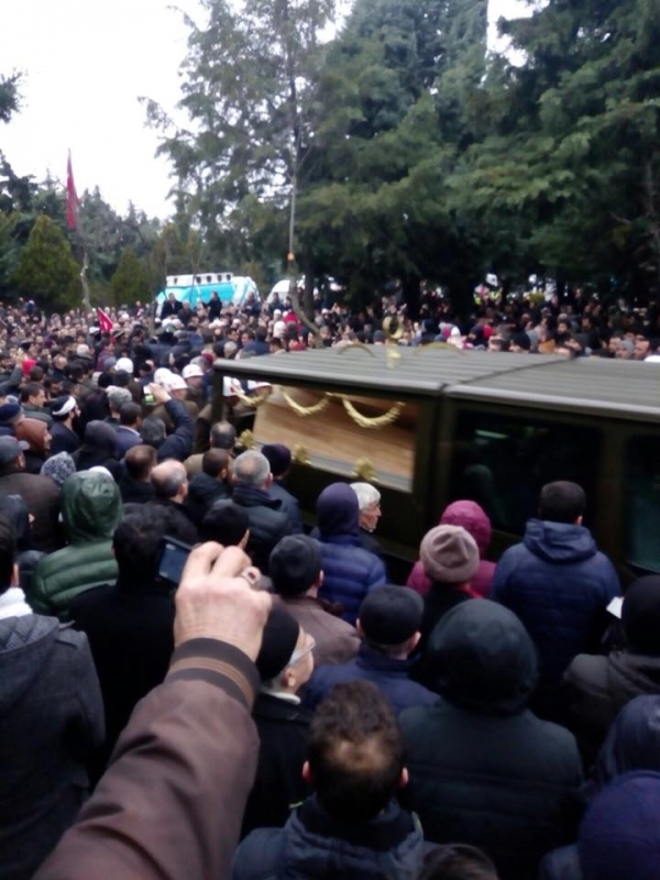P. Asb. Üçvş. Fatih Mehmethan Şehidimizin Son Yolculuğu