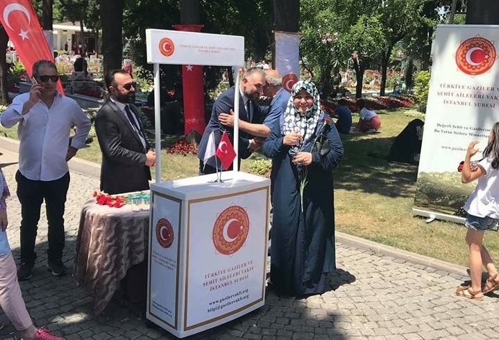 Şehit Ailelerimizle Şehitlikte Bayramlaştık