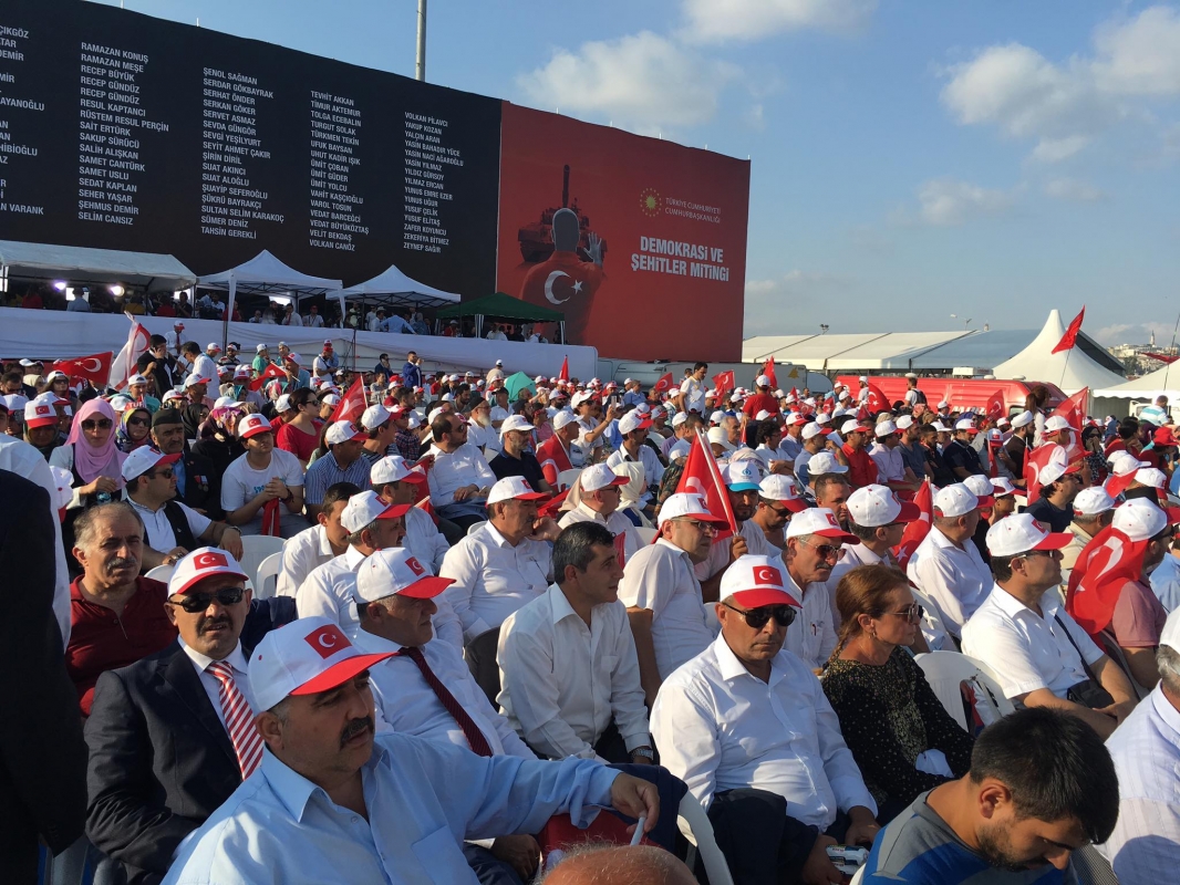 Yenikapı Demokrasi Ve Şehitler Mitingi´ne Katıldık