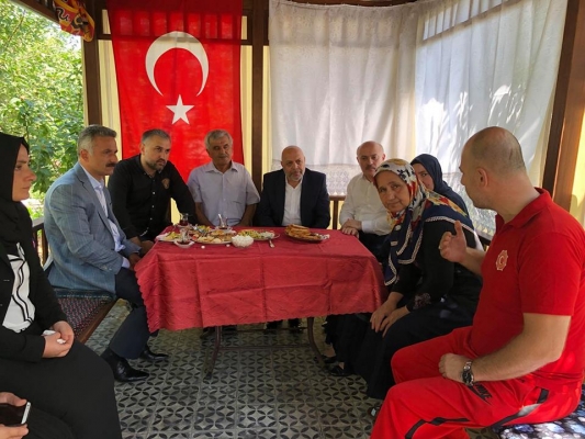 Şehit Sinan Tunç´un Ailesine Ziyaret