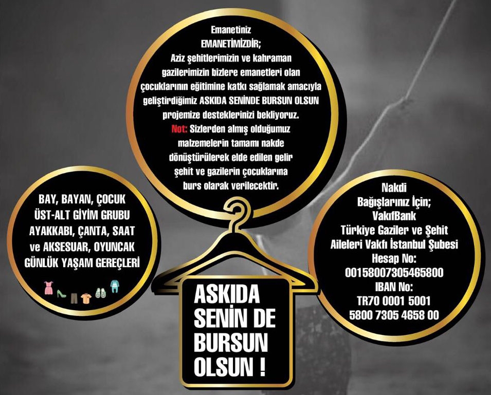 Askıda Senin De Bursun Olsun Projesi